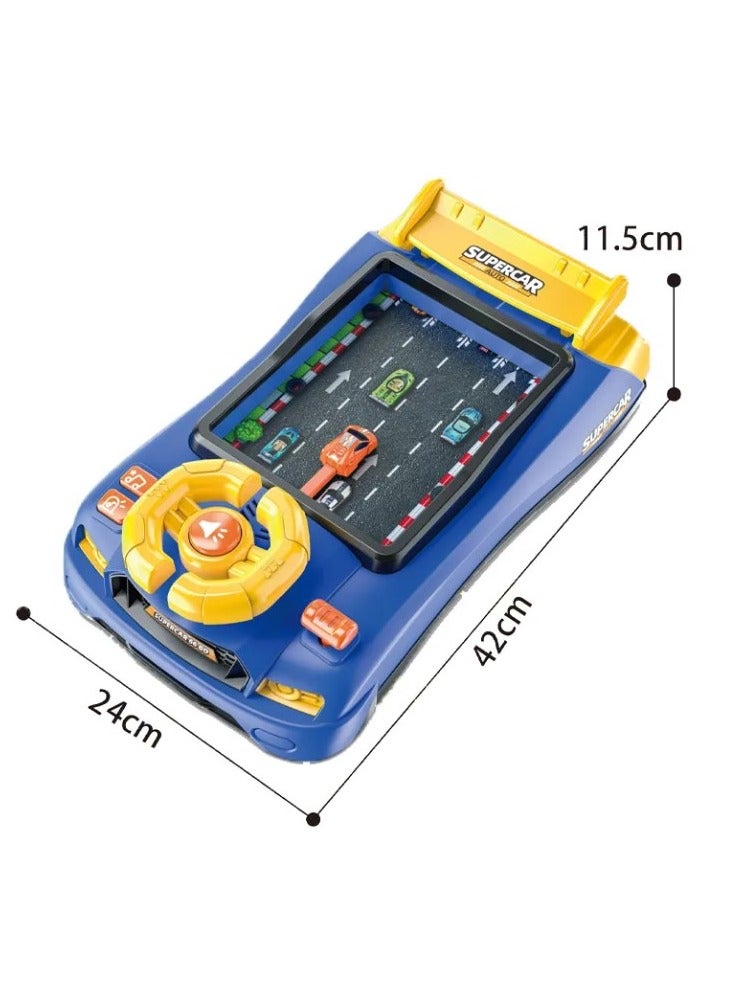 Popular Children Education Toys Plastic Simulate Driving Console Steering Wheel Electric Car Racing Adventure Game Board Toys  - Image 4