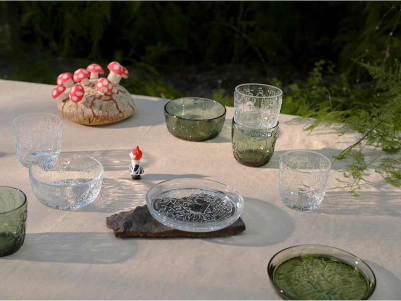 ARABIA وعاء زجاجي مومين 118 أونصة باللون الأخضر الصنوبري - Image 5