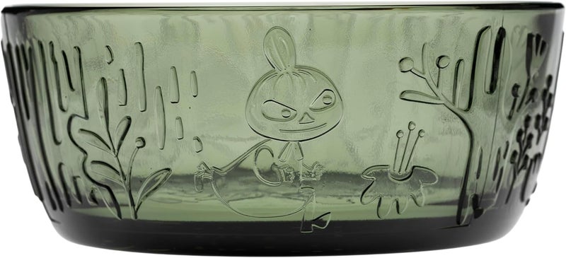 ARABIA وعاء زجاجي مومين 118 أونصة باللون الأخضر الصنوبري - Image 1