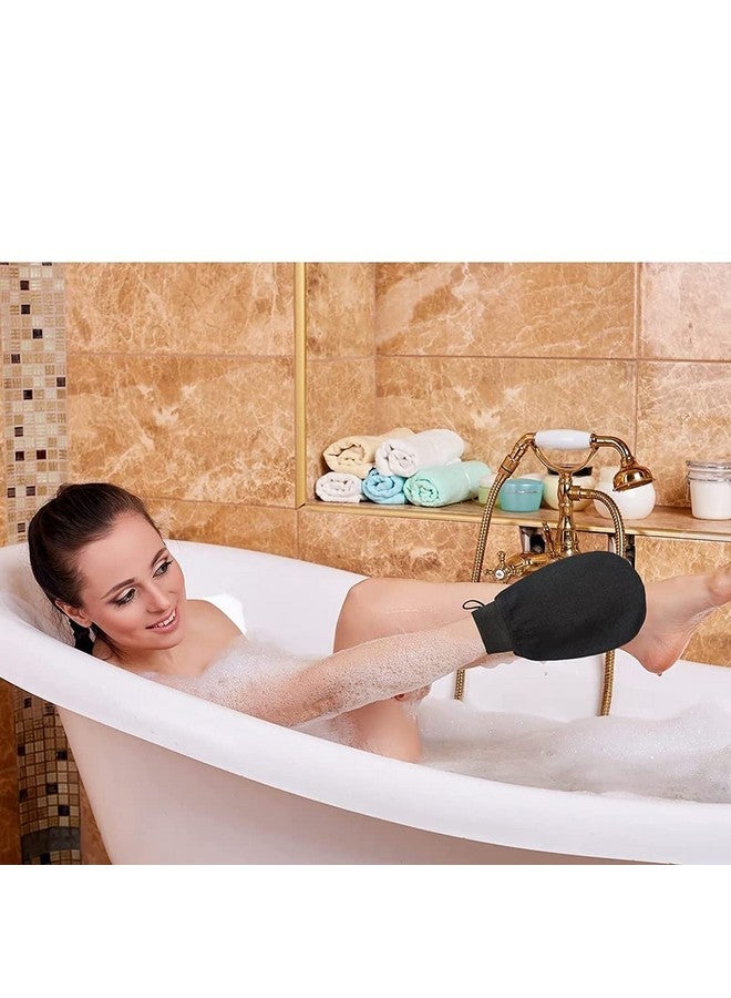 KPS Exfoliating Gloves | Shower Scrub Gloves | Massage & Dead Skin Removal | Tan Removal For Face | Body Cleaning & Shower Accessories (Pack of 1,Multicolor) - Image 2