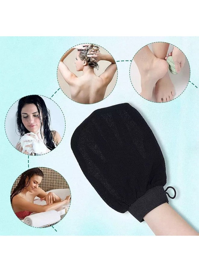 KPS Exfoliating Gloves | Shower Scrub Gloves | Massage & Dead Skin Removal | Tan Removal For Face | Body Cleaning & Shower Accessories (Pack of 1,Multicolor) - Image 3