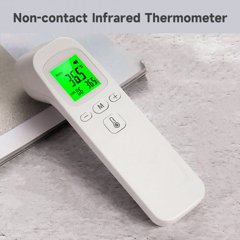 High Precision Non-contact Infrared Thermometer Handheld Forehead Thermometer Portable Electronic Thermometer 3-color Backlight - Image 3