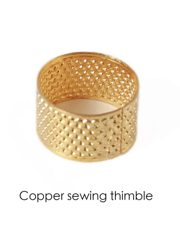 Sewing Needles 12Pcs Hand Leather Waxed Thread Cord and Drilling Awl Thimble for Repair - Image 4