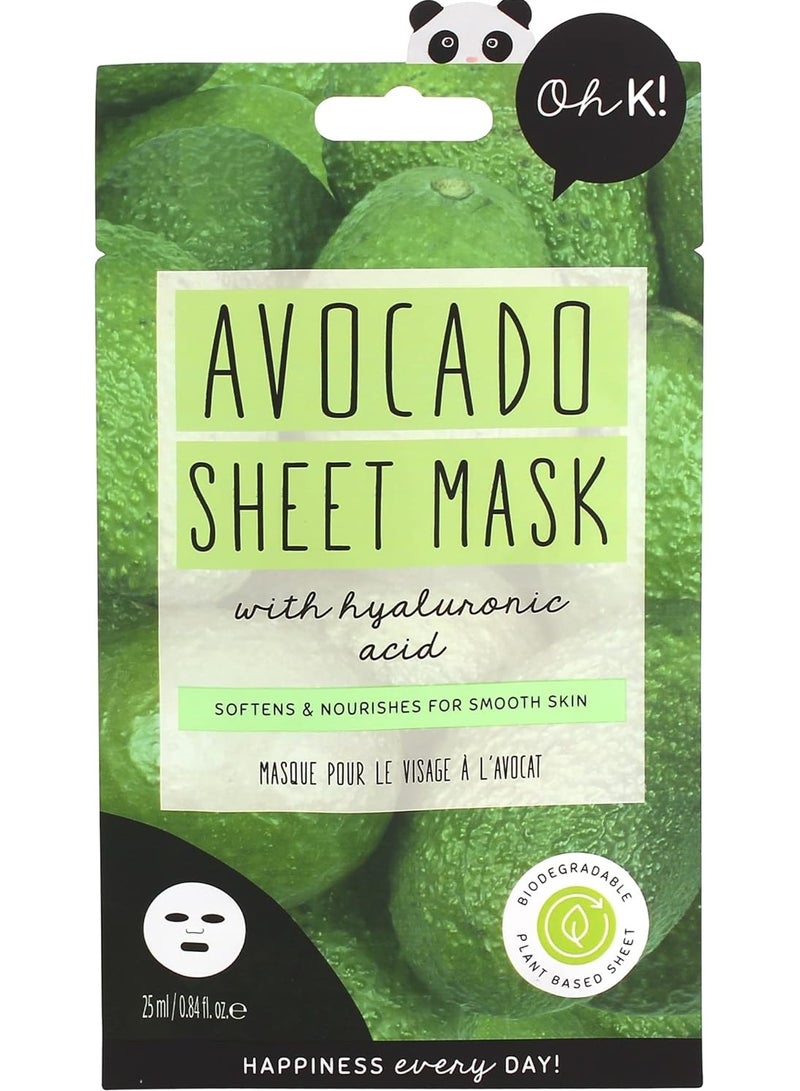 Oh K Sheet Mask - Avocado - Image 1