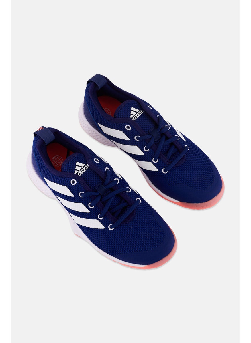 Adidas - Women CourtFlash Lace Up Tennis Shoes, Violet - Image 1