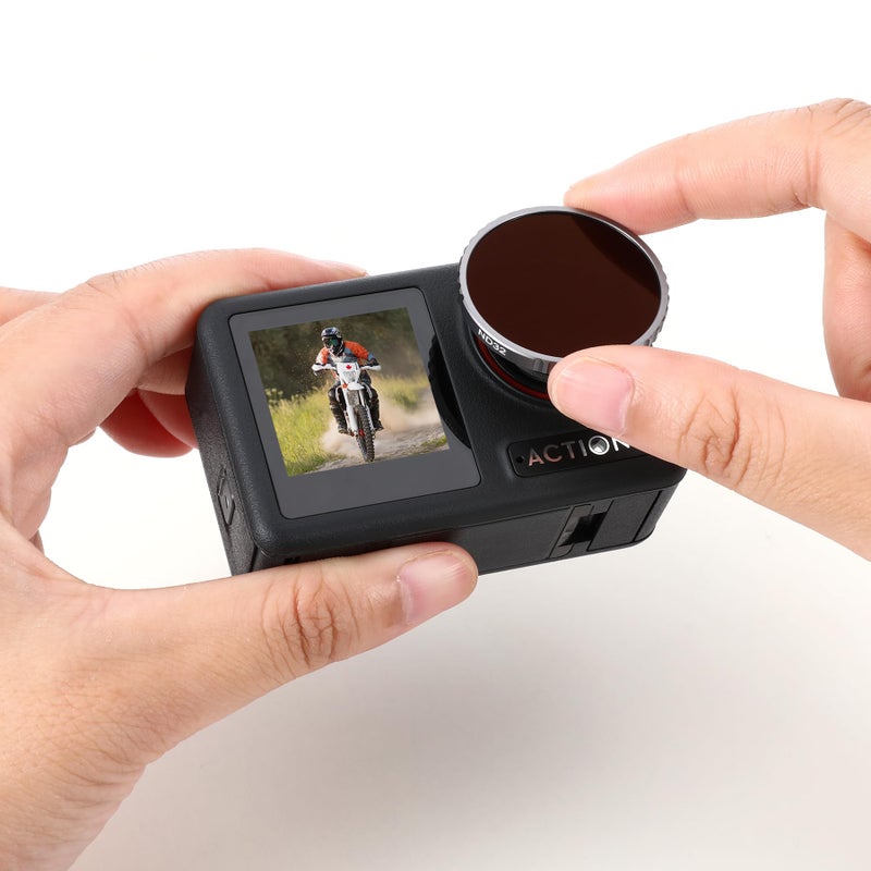 Skyreat SKYREAT ND Filters Set for DJI Osmo Action 4 Accessories-4 Pack (CPL,ND8,ND16,ND32)  - Image 2