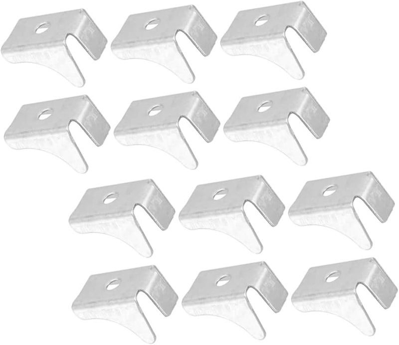 مشابك رفوف ثقيلة 12 قطعة حوامل معدنية متينة للخزائن ورفوف الكتب - Image 2