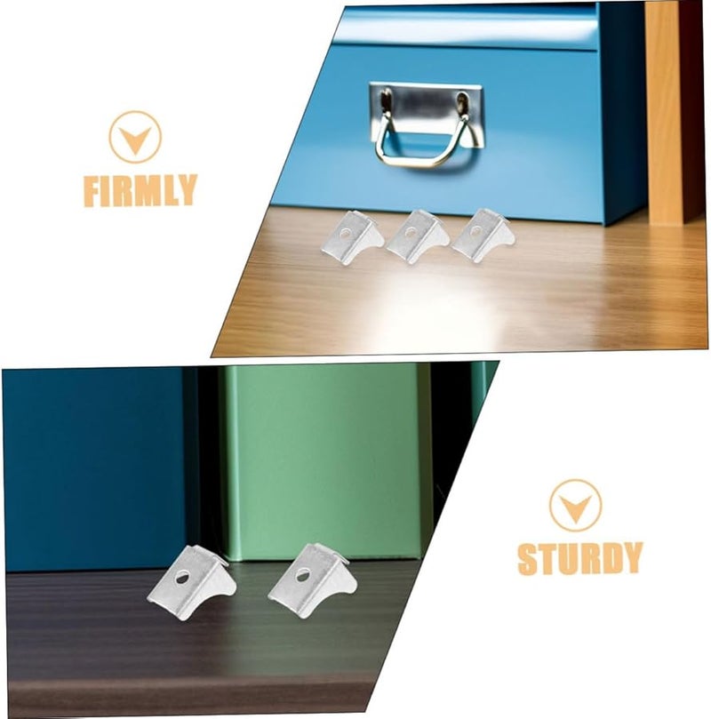 مشابك رفوف ثقيلة 12 قطعة حوامل معدنية متينة للخزائن ورفوف الكتب - Image 4