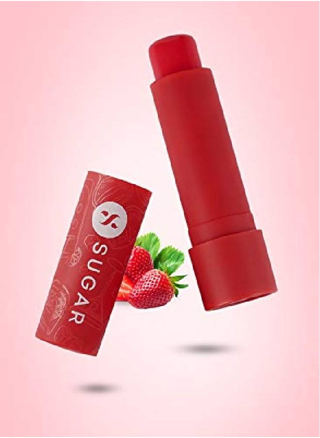 SUGAR Cosmetics مرطب الشفاه Tipsy Lips 02 Cosmopolitan 4.5 جرام مرطب الشفاه للشفاه الجافة والمتشققة غني بزبدة الشيا وزيت الجوجوبا  - Image 4