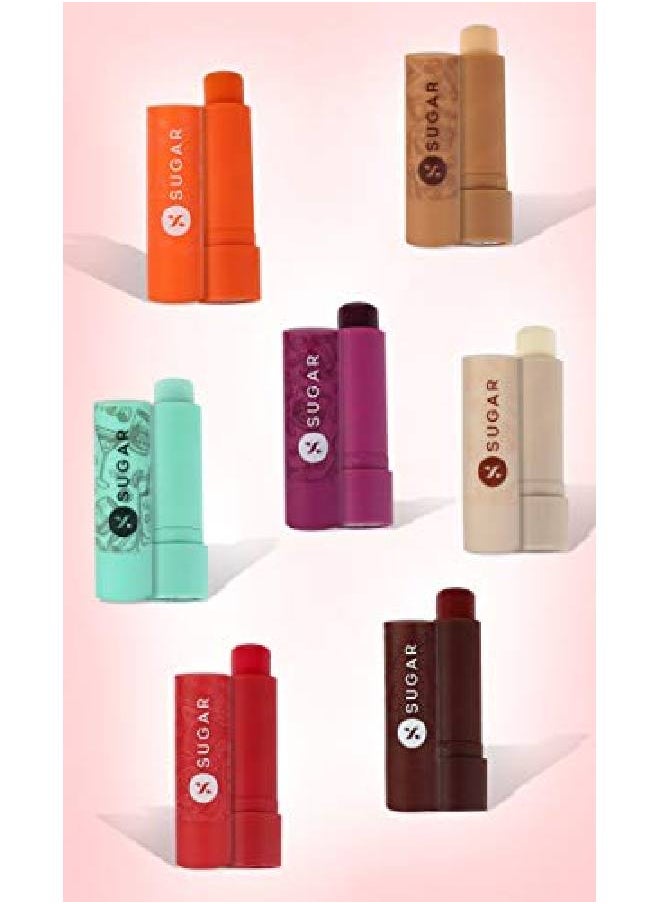SUGAR Cosmetics - مرطب الشفاه Tipsy Lips 02 Cosmopolitan 4.5 جرام مرطب الشفاه للشفاه الجافة والمتشققة غني بزبدة الشيا وزيت الجوجوبا - Image 1