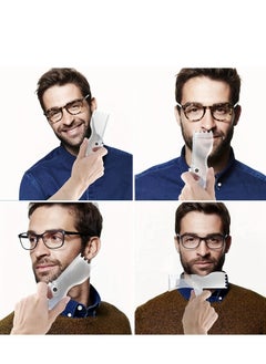 Generic Beard Shaper Kit - Premium Shaping Tool - 100% Clear | Many Styles - The Ultimate Beard/Hair Lineup - Beard Stencil Guide Template 360 Rotation  - Image 3