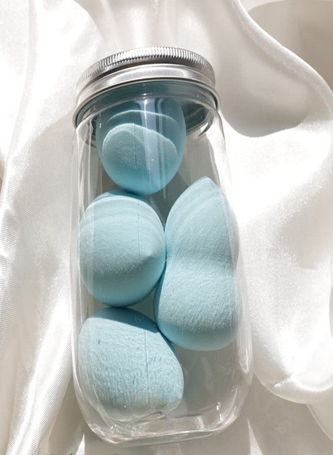FITME Makeup Sponge Puff 4 Pcs Set with jar Storage Box Foundation Powder Sponge Beauty Tools Women Makeup Accessories (Multicolor) - Image 5