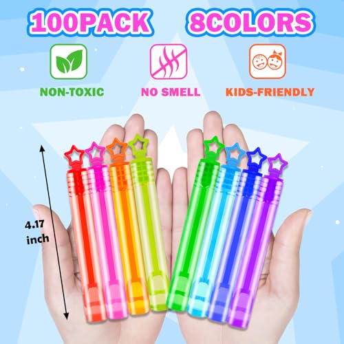 Wondrus Bulk Mini Bubbles Party Favors for Kids 100300 Pack Small Easter Basket Stuffers Birthday Pinata Goodie Bag Fillers Non Candy Treats for Toddlers Easter Essentials Toys Prizes Rewards for Boy Girl - Image 5