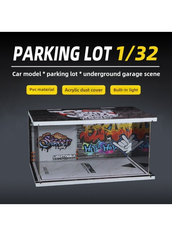 xozgdovg - Adaptation 1:32/car Model Ornaments Car Model Display Scene Simulation Base Dust Cover Wholesale-Color:1:32 Travel Through Forest Scenes - Image 1