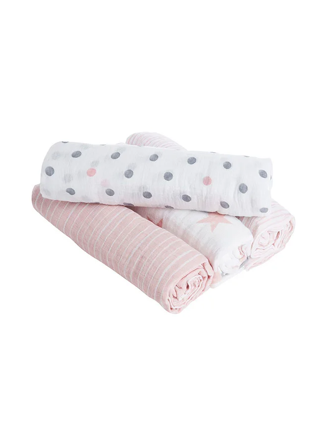 aden + anais Essentials Muslin Swaddle Blanket - Pack of 4