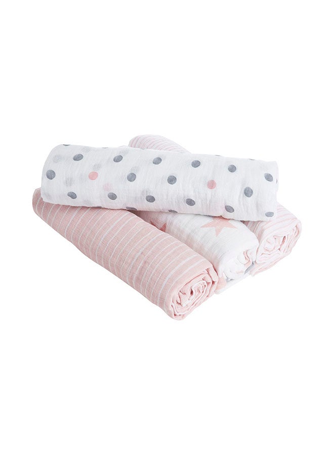 aden + anais Essentials Muslin Swaddle Blanket - Pack of 4 - Image 1