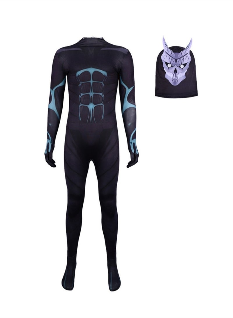 Kaiju No. 8 anime role play cos one-piece tights cosplay costume monster No. 8 Hibino Kafka - Image 1