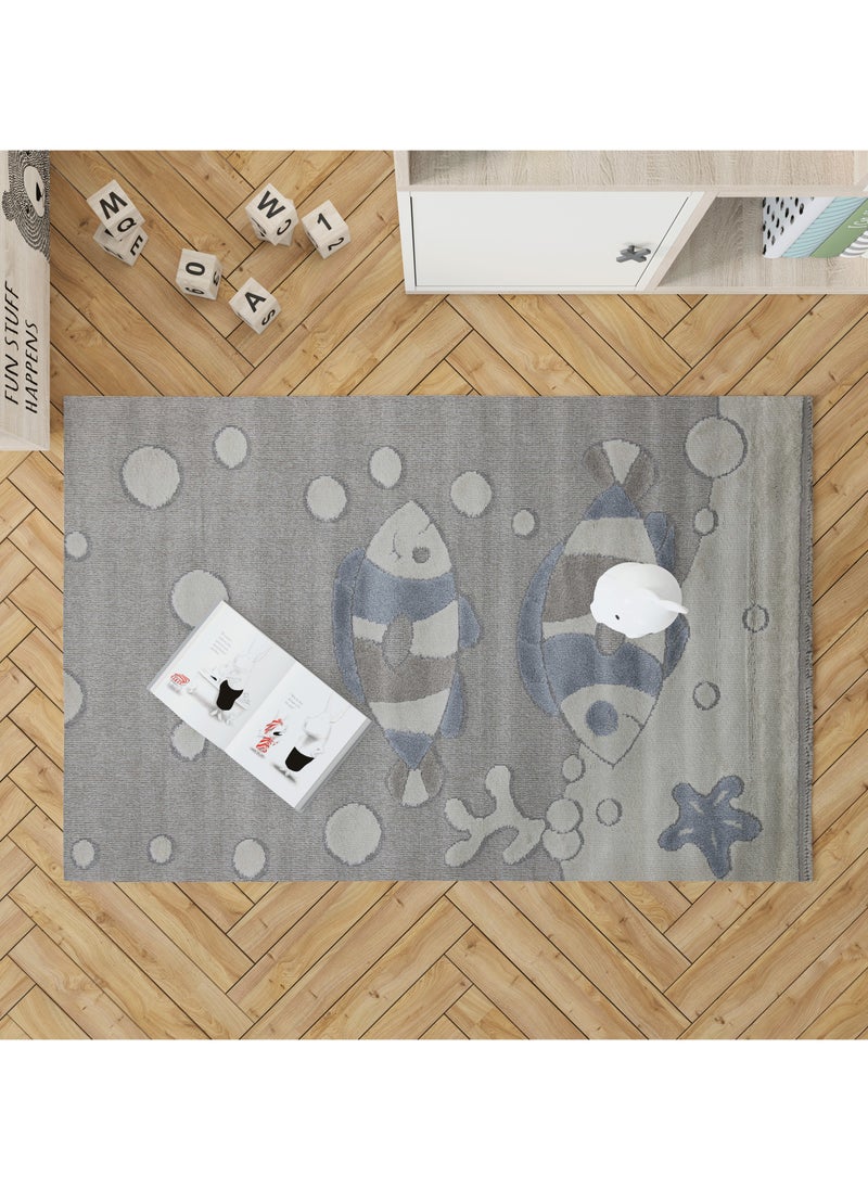 Alkaffary - Lafita Kids Carpet with Fun Illustrations and Modern Design – Perfect for Children’s Rooms 0.80X1.50 Cream-beige - Image 1