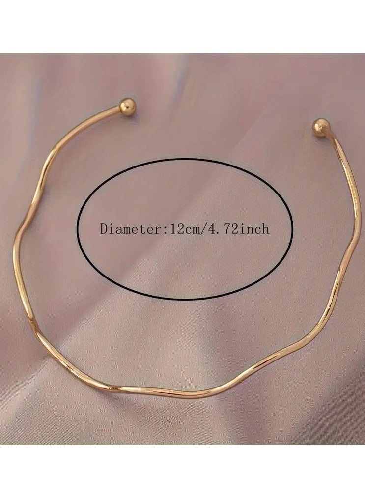 Goolsky A Simple Twist Choker Necklace Jewelry For Everyday And Vacation Wear - Image 3