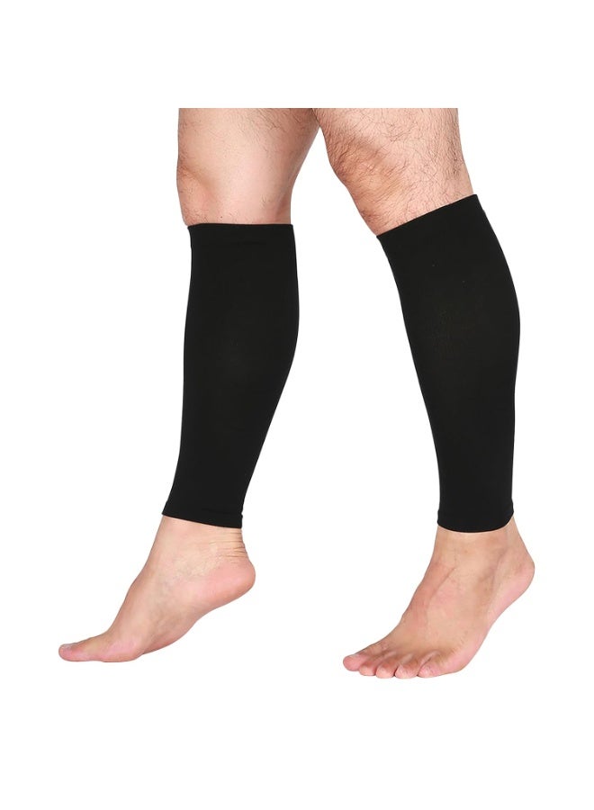 Calf Compression Sleeve for Men & Women, 1 Pair, Footless Compression Socks 20–30mmHg for Leg Support, Pain Relief, Swelling & Daily Use - Image 1