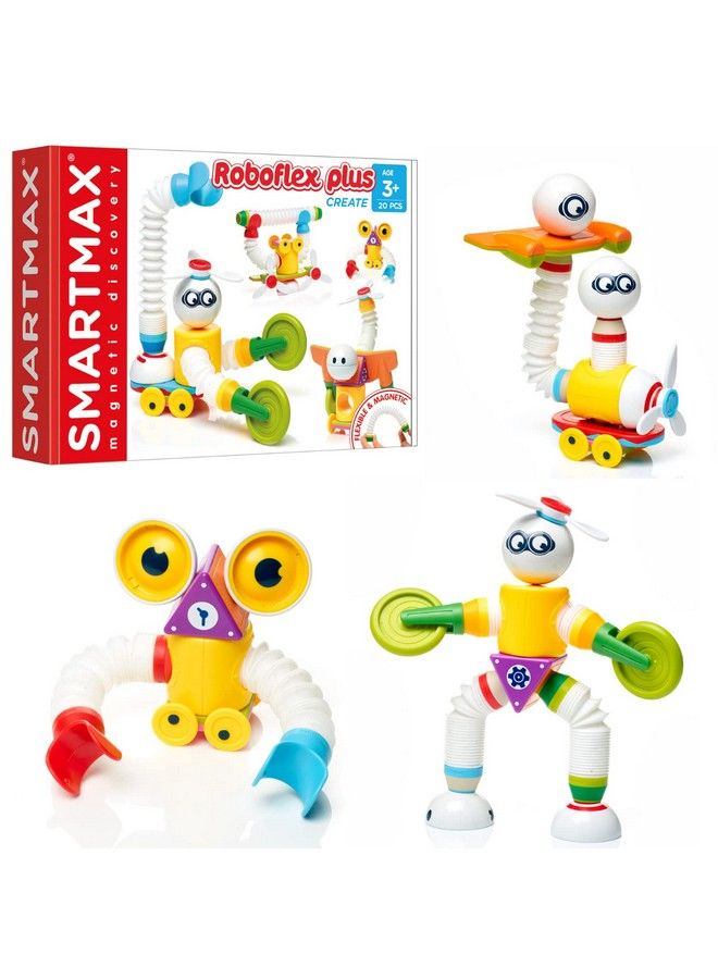 SmartMax Roboflex Plus 20 Piece Magnetic Discovery Building Set For Ages 3+ - Image 2