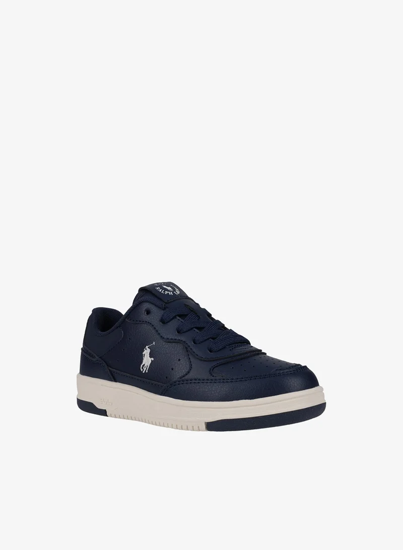 بولو رالف لورين Masters Court II Faux-Leather Trainer