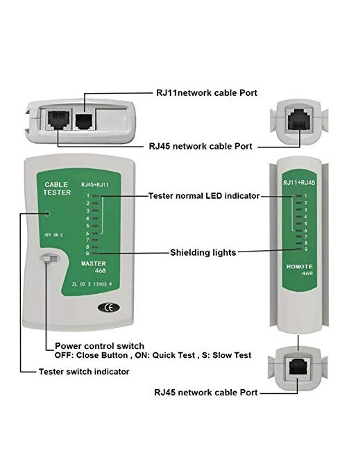 StoreIN StoreIN Rj45 Rj11 Crimping Tool with Network Lan Cable Tester Combo Set For Networking and Office Used  - Image 5