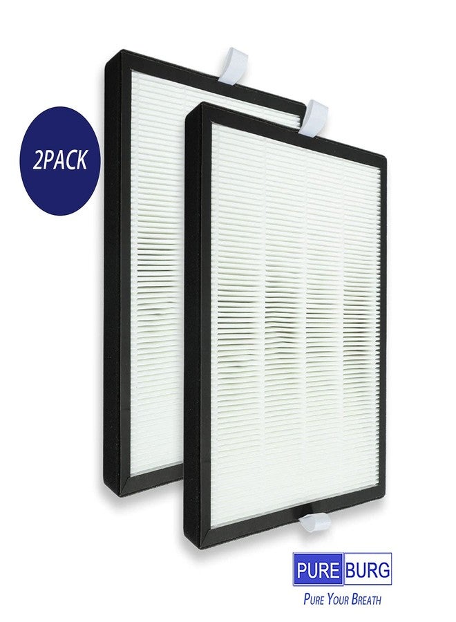 PUREBURG Replacement Filter Compatible with PARTU BS-10 Air Purifier, 2-Pack H13 HEPA Activated Carbon 2-in-1 3-Stage Filtration Air Clean Dust - Image 2