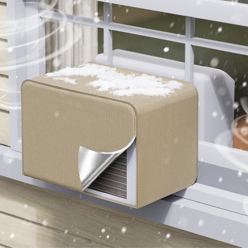 Forestchill Window Air Conditioner Cover Compatible with Midea Ushaped Window AC Unit Upgraded 3 Layers Insulated AC Cover for Outside Unit Heavy Duty Waterproof Dustproof Winter Covers - Image 1