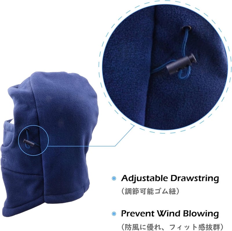 TRIWONDER Kids Winter Hats Balaclava Ski Mask for Boys Girls Toddlers Windproof Adjustable Cold Weather Face Mask Neck Warmer - Image 4