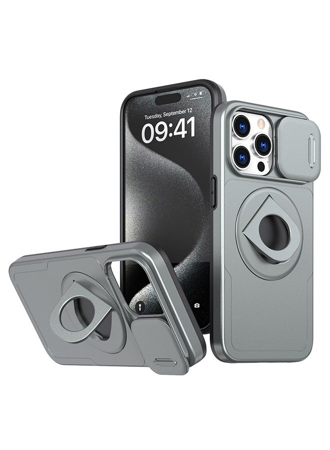 DUNISO iPhone 15 Pro MAX Phone Case 6.7" Full Body Protective Phone Cover With Crossbody Strap Anti-fall Phone Case Built-in Screen and Camera Protector For Apple 15 Pro MAX Phone Case - Image 1