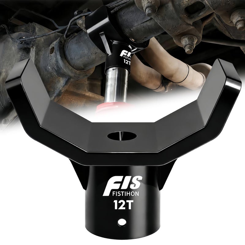 Fistihon Bottle Jack Adapter for 12t Jacks Safe Steel Bottle Jacks Adapter Lifting Saddle for 3 Inch and 4 Inch RoundSquare Axle Tube Fits165Inch42mm or Smaller Diameter Bottle Jack Accessories - Image 2