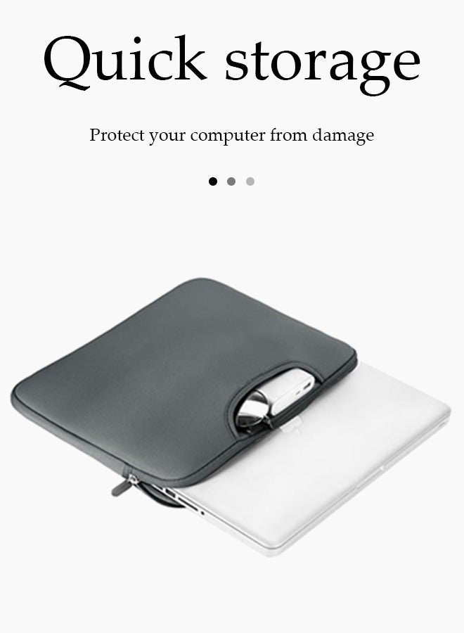 SOWUGI 13 Inch Laptop Bag Lightweight Computer Bag Travel Business Handbag Briefcase Water Resistance Shoulder Messenger Bag for Men and Women Work Office - Image 3