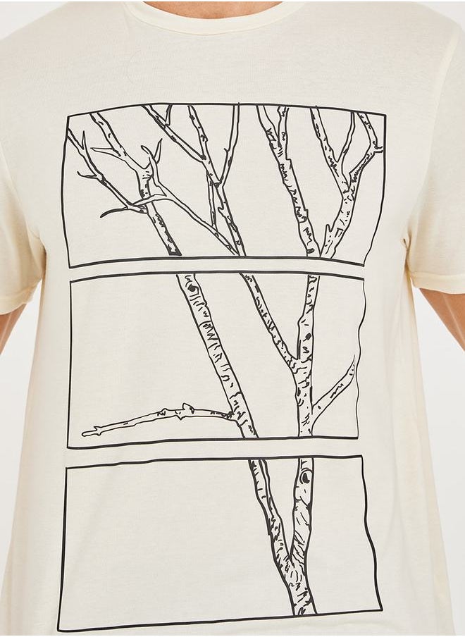 Styli - Trunk Graphic Print T-Shirt & Shorts Set - Image 1