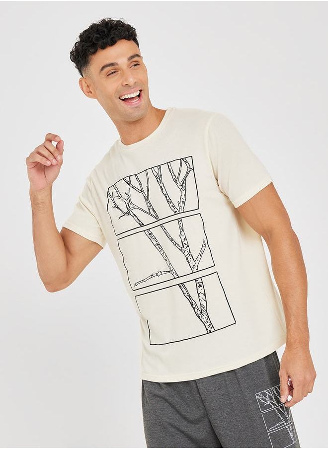 Styli - Trunk Graphic Print T-Shirt & Shorts Set - Image 1