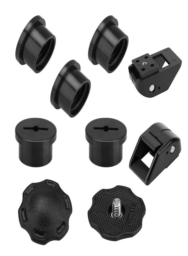 ArrogantF Football Helmet Chinstrap Parts Compatible with Riddell SpeedFlex,Thumb Screws & Chin Strap Cam Loc Housing Set & Bladder Valve Screws Keep for Speedflex Youth Football Helmet Chinstrap Stabilization - Image 1