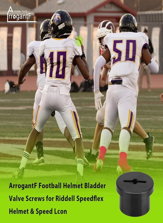 ArrogantF Football Helmet Chinstrap Parts Compatible with Riddell SpeedFlex,Thumb Screws & Chin Strap Cam Loc Housing Set & Bladder Valve Screws Keep for Speedflex Youth Football Helmet Chinstrap Stabilization - Image 3