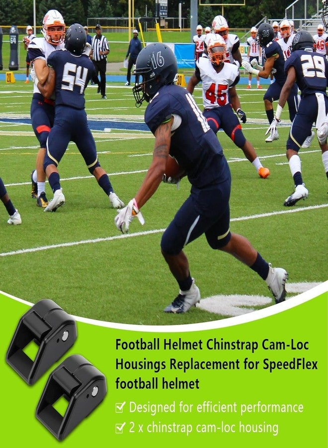 ArrogantF Football Helmet Chinstrap Parts Compatible with Riddell SpeedFlex,Thumb Screws & Chin Strap Cam Loc Housing Set & Bladder Valve Screws Keep for Speedflex Youth Football Helmet Chinstrap Stabilization - Image 4
