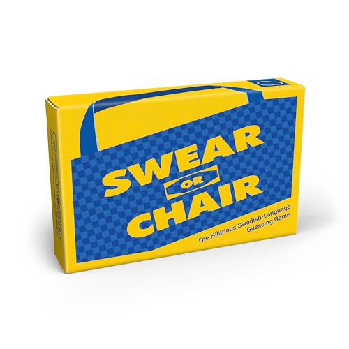 Bubblegum Stuff Swear or Chair Hilarious Adult Party Game of Scandinavian Swear Words vs Furniture Names 56 Cards Fun Group Word Game for Adults Quick Easy and Outrageously Entertaining Ages 18 - Image 1