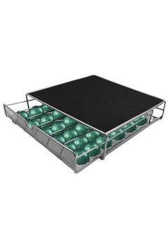 SKY-TOUCH Coffee Pod Drawer Compatible With K-Cups 36 Pod Pack Holder Non-Rolling Compact Under Coffee Pot Storage Sliding Drawer Home Kitchen Counter Organizer Coffee Drawer Black  - Image 1