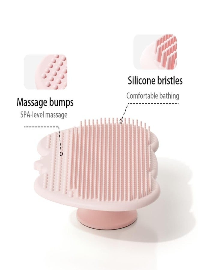 ISTORE Silicone Scalp Massage Brush for Babies | Cradle Cap Remover & Eczema Care | Soft Food-Grade Baby Bath Scrubber | Safe, Gentle & Durable for Newborn & Toddler Hair Wash - Image 3