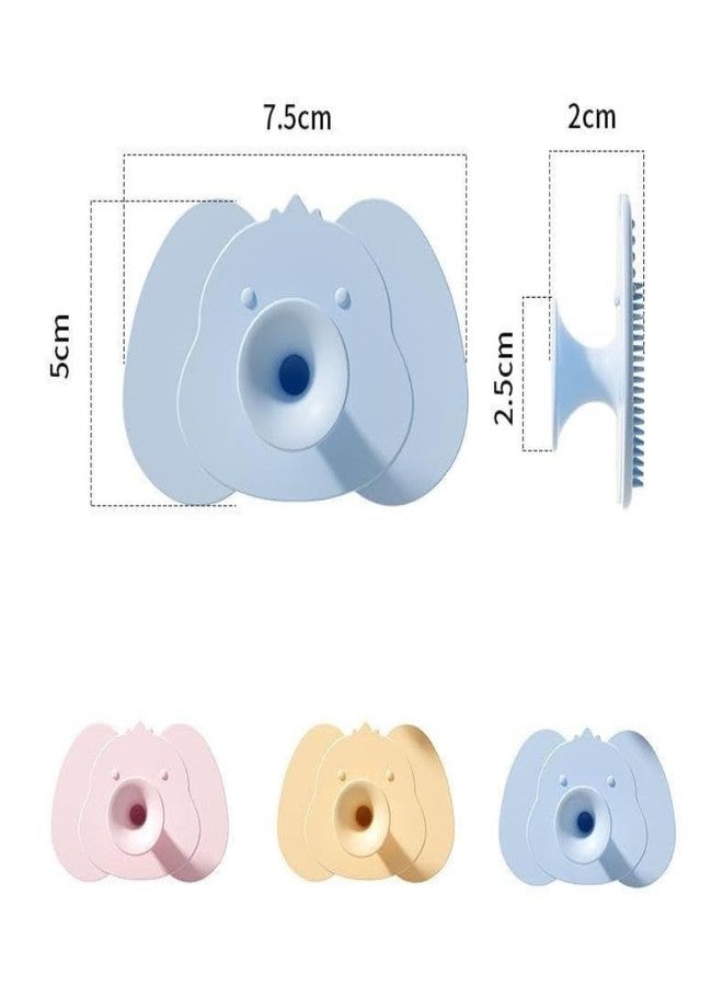 ISTORE Silicone Scalp Massage Brush for Babies | Cradle Cap Remover & Eczema Care | Soft Food-Grade Baby Bath Scrubber | Safe, Gentle & Durable for Newborn & Toddler Hair Wash - Image 2
