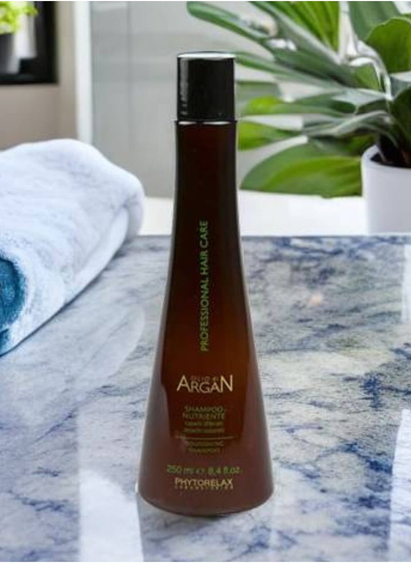 Phytorelax Argan Oil-Infused Nourishing Shampoo for Dry and Damaged Hair - Smoothness and Hydration for Radiant Hair, 500 ml  - Image 4