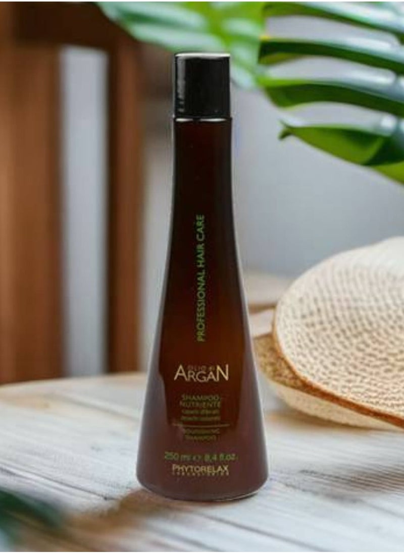 Phytorelax Argan Oil-Infused Nourishing Shampoo for Dry and Damaged Hair - Smoothness and Hydration for Radiant Hair, 500 ml  - Image 3
