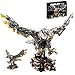 CSNRHG Mechanical Eagle Building Block Set 3D Poseable Model with Articulated Wings Talons STEM Toy for Kids Adults Ideal Gift for Engineering Nature Animal Lovers - Image 2