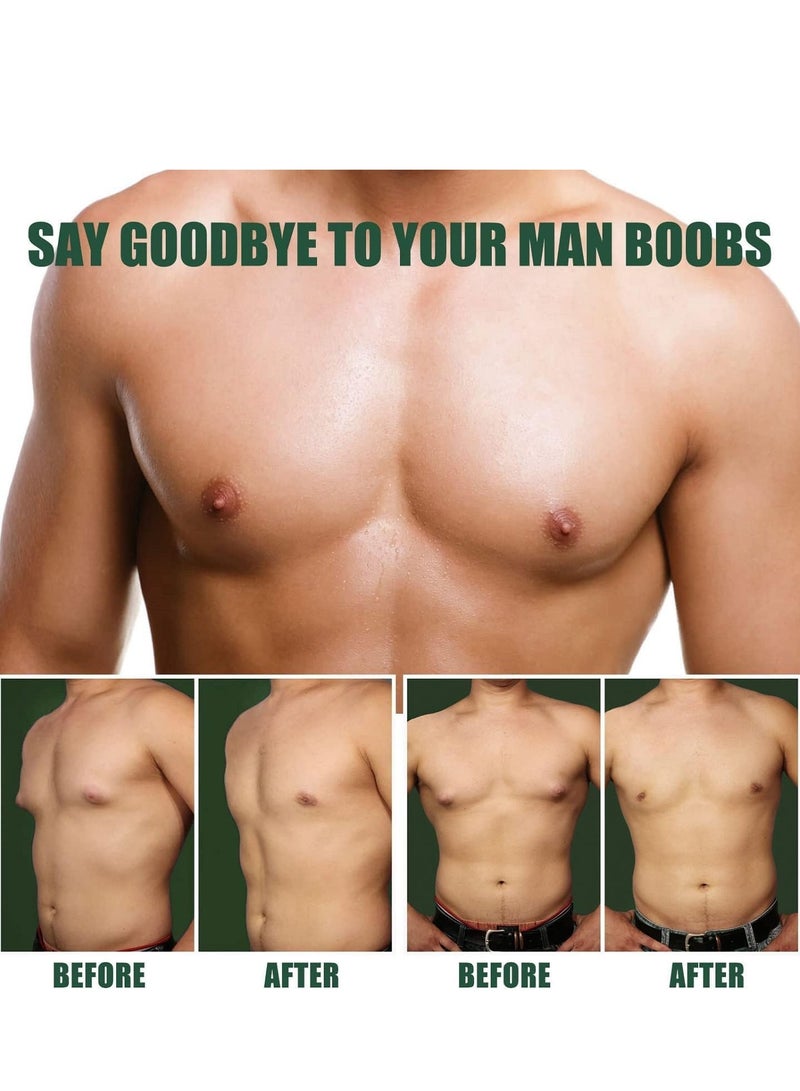 West&Month Gynecomastia Tightening Ginger Cream, 30ml Ginger Cream for Men, Effectively Shrinks and Tightens Men's Chest, Skin Tightening Cream Body Gel for Men - Image 5