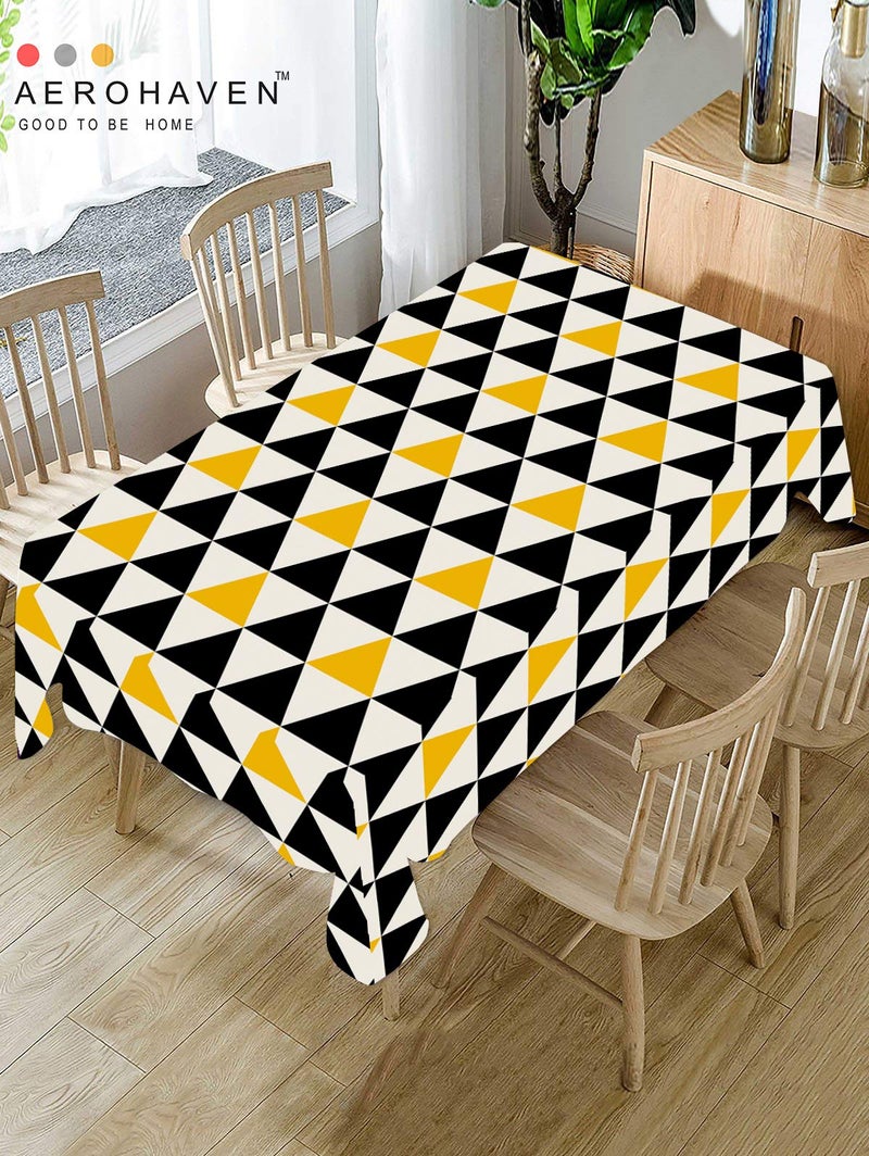 AEROHAVENâ„¢ Abstract HD Digital Premium Modern 6-8 Seater Table Cover Cloth - TR-08 - (Multicolor, 52 x 90 Inch (Table Cover)) - Image 2