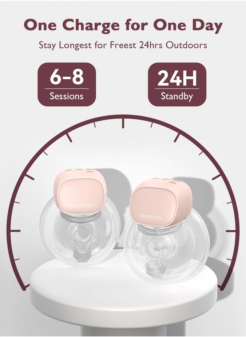 Momcozy - S9 Pro Wearable Breast Pump, Hands Free Electric Breast Pump of LED Display 24mm - Image 1