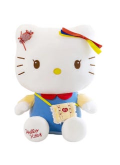 Hello Kitty Kawaii Kitty Plush Toys, 13 inch Cute Kitty Stuffed Animals Toys (Blue)  - Image 1
