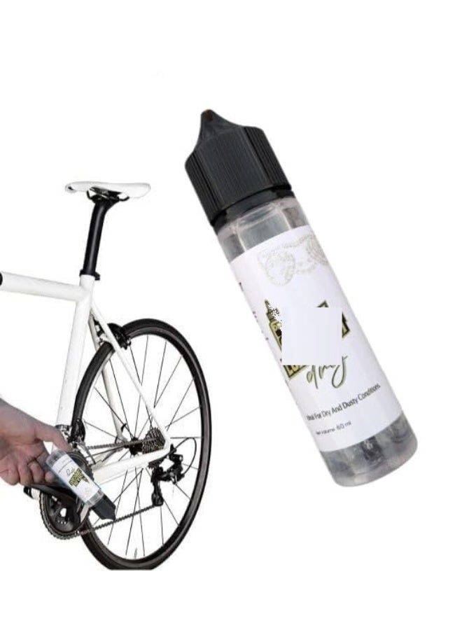 Bicycle chain lubricant oil, 60 ml, suitable for dry and dusty conditions, for smoother and softer chain performance - Image 3